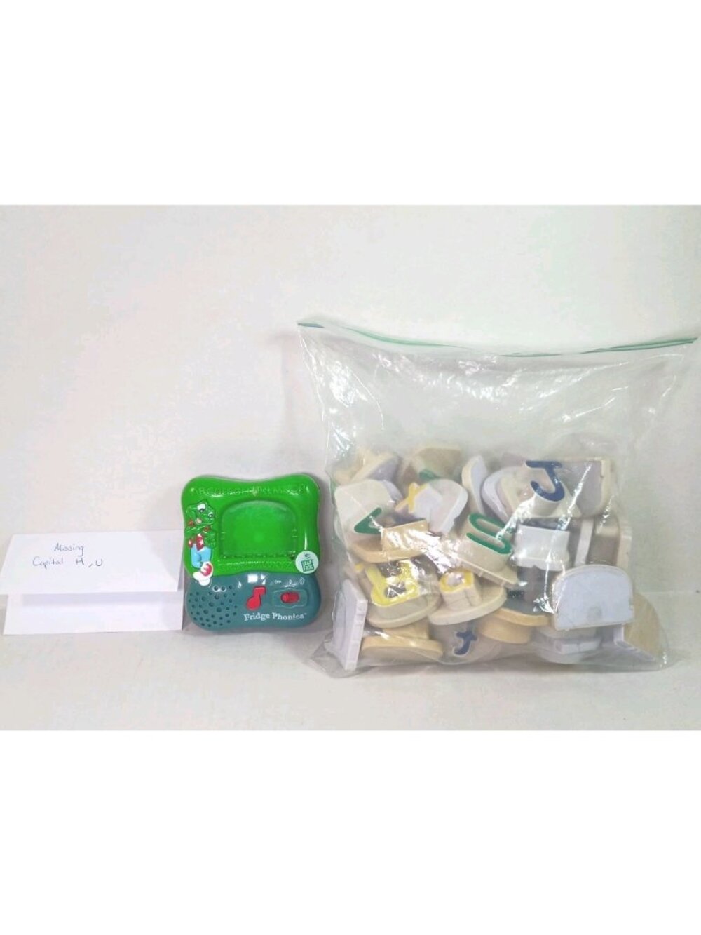 Leap Frog FRIDGE PHONICS Magnetic Upper And Lower Case Letters Tested 2002